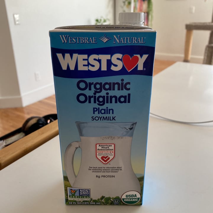 photo of WestSoy Organic Unsweetened Plain Soymilk shared by @falondarville on  30 Mar 2021 - review