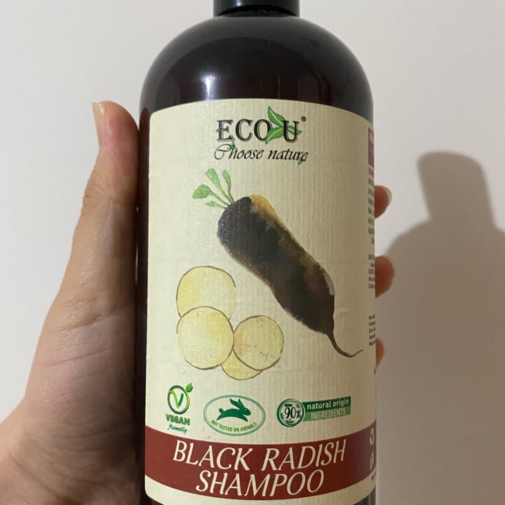 review photo of Eco u Black radish shampoo shared by @marilugon on 03 May 2022 - review