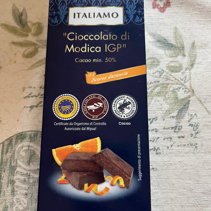 photo of Italiamo Cioccolato di Modica con scorze d’arancia shared by @sidwuh on  19 Aug 2022 - review
