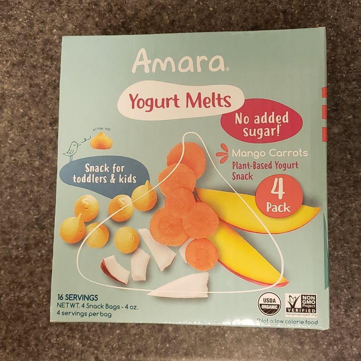 photo of Amara Amara Organic Smoothie Melts shared by @vegangigi4ever on  08 Oct 2022 - review