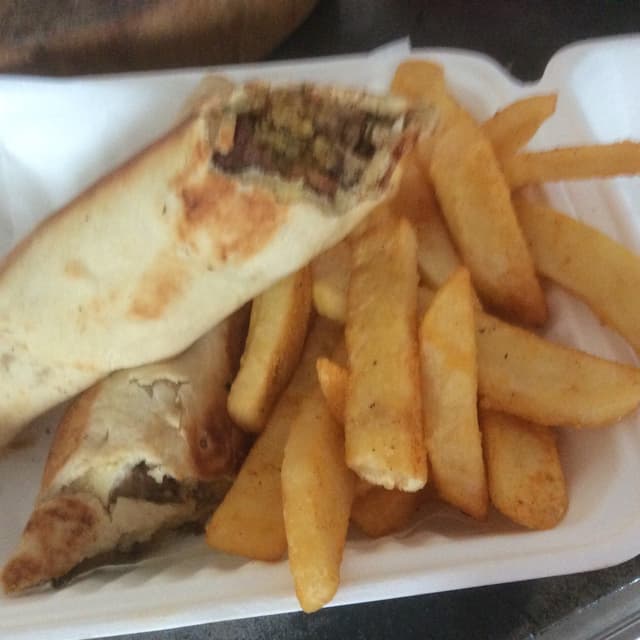 Photo of the dish “Vegan Falafel Wrap”