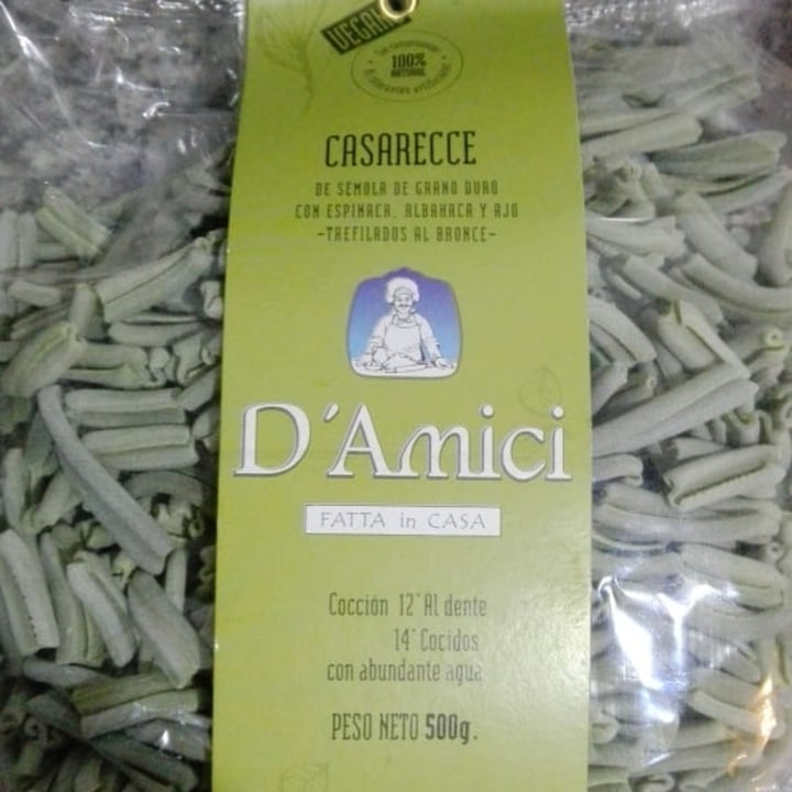 review photo of D'amici Casarecce de Sémola Con Espinaca, Albahaca Y Ajo shared by @bartinx on 21 Jul 2020 - review