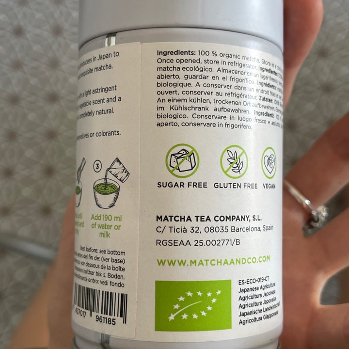 review photo of Matcha&CO Matcha 100% Organico shared by @mariyady on 26 Jun 2022 - review