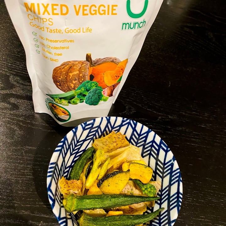 photo of Munch Mixed veggie chips shared by @domna on  23 Jul 2021 - review