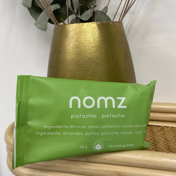 photo of Nomz Pistachio Energy Bites shared by @mariannaking on  27 Dec 2020 - review