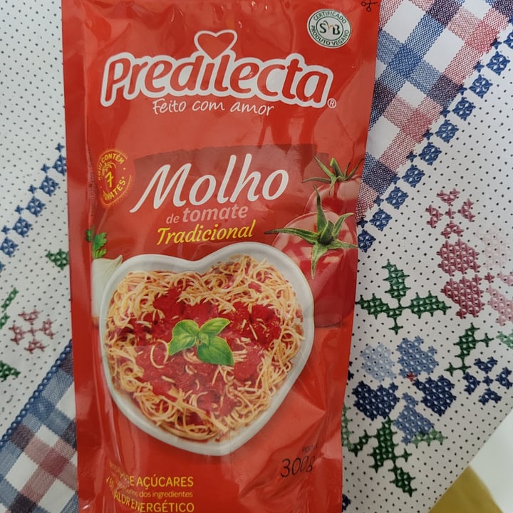 photo of Predilecta  molho de tomate shared by @jainara on  14 Oct 2022 - review