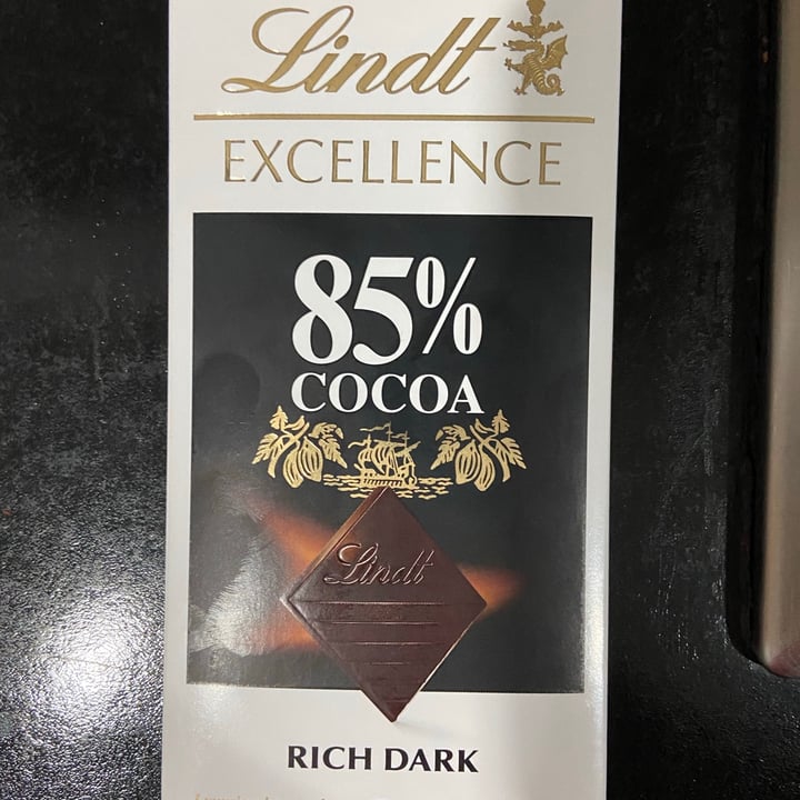 photo of Lindt Excellence 85% Cocoa Dark shared by @saanyag on  28 Jul 2020 - review