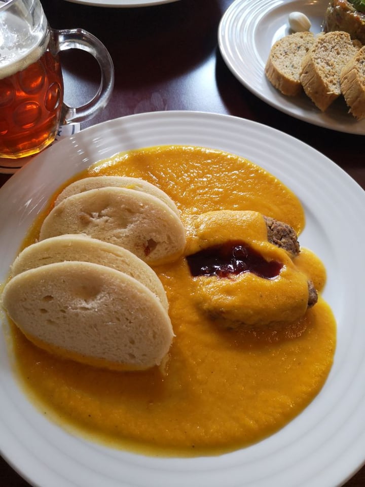 photo of Vegan's Prague Dumplings with Root Veggie Sauce shared by @pikayo on  16 Jul 2019 - review