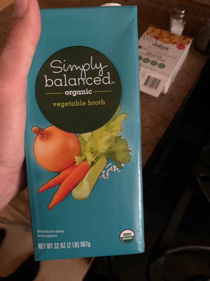 photo of Simply Balanced Vegetable Broth shared by @sg1994 on  22 Dec 2019 - review