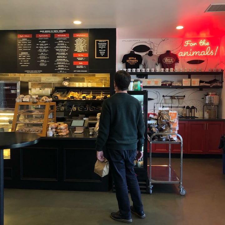 review photo of Ben & Esther's Vegan Jewish Deli - Oceanside Breakfast Bagel shared by @baborden on 05 Jan 2023 - review