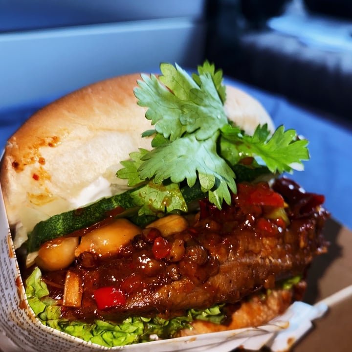 photo of VeganBurg Singapore Mala Fortune Burger shared by @astxnto on  24 Jan 2021 - review