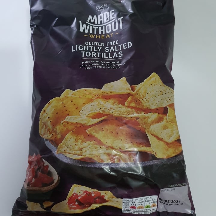 photo of Marks & Spencer Food (M&S) Tortilla chips shared by @parismelody on  10 Dec 2020 - review