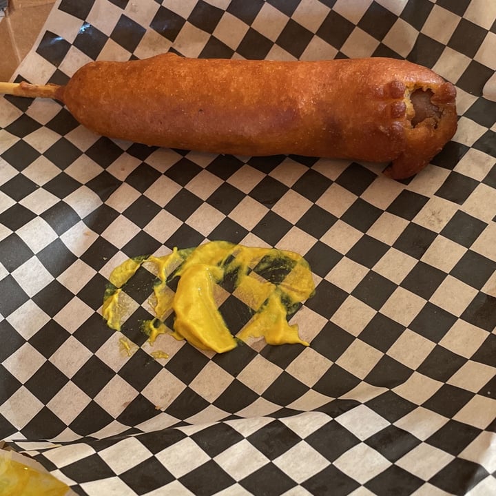 photo of Vegan Junk Food Corn Dog shared by @herbivoracious on  13 Jul 2022 - review