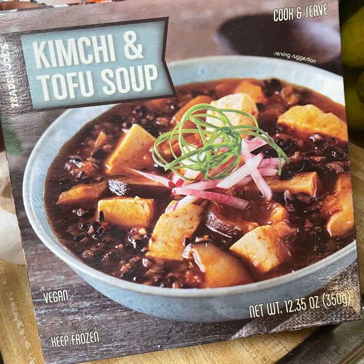 photo of Trader Joe's Kimchi & Tofu Soup shared by @curlycubaminican on  11 Oct 2021 - review