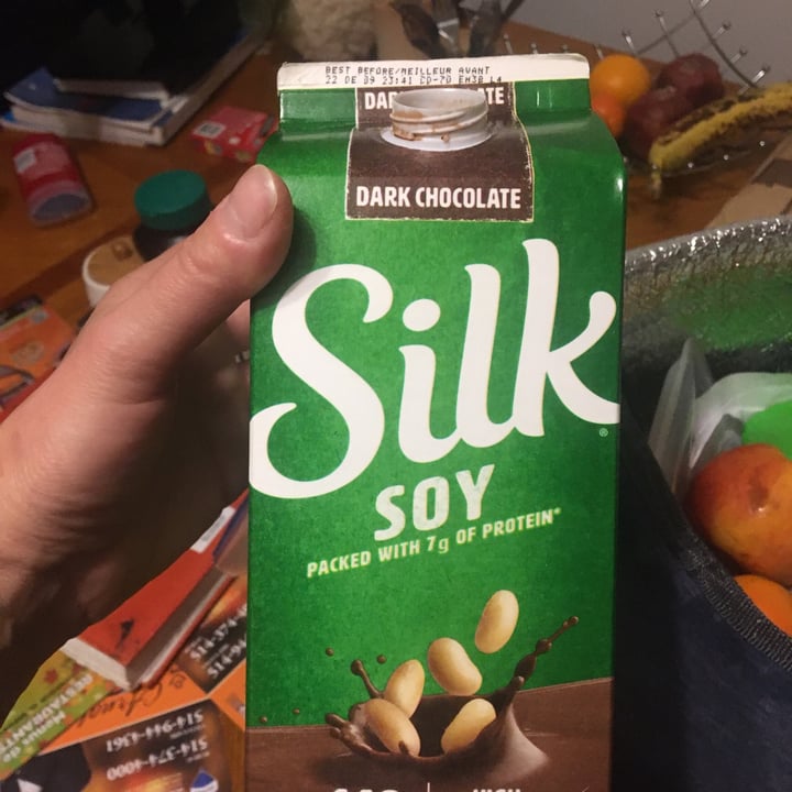 photo of Silk Dark Chocolate Soy Milk shared by @hungrywoman on  03 Nov 2022 - review
