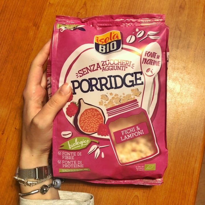 photo of Isolabio Porridge Fichi e Lamponi shared by @lanfranchie7 on  20 Apr 2022 - review