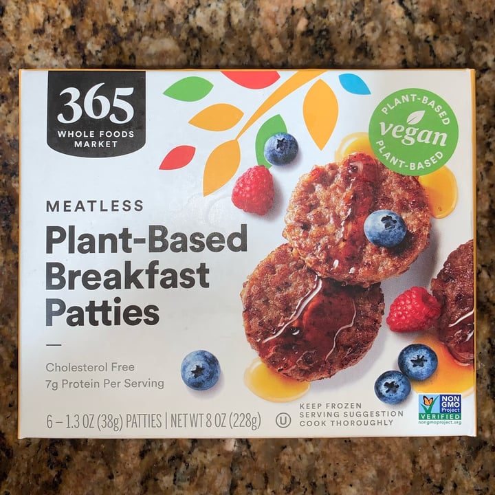 photo of 365 Whole Foods Market Meatless Plant-Based Breakfast Patties shared by @usa-ute on  22 Sep 2022 - review