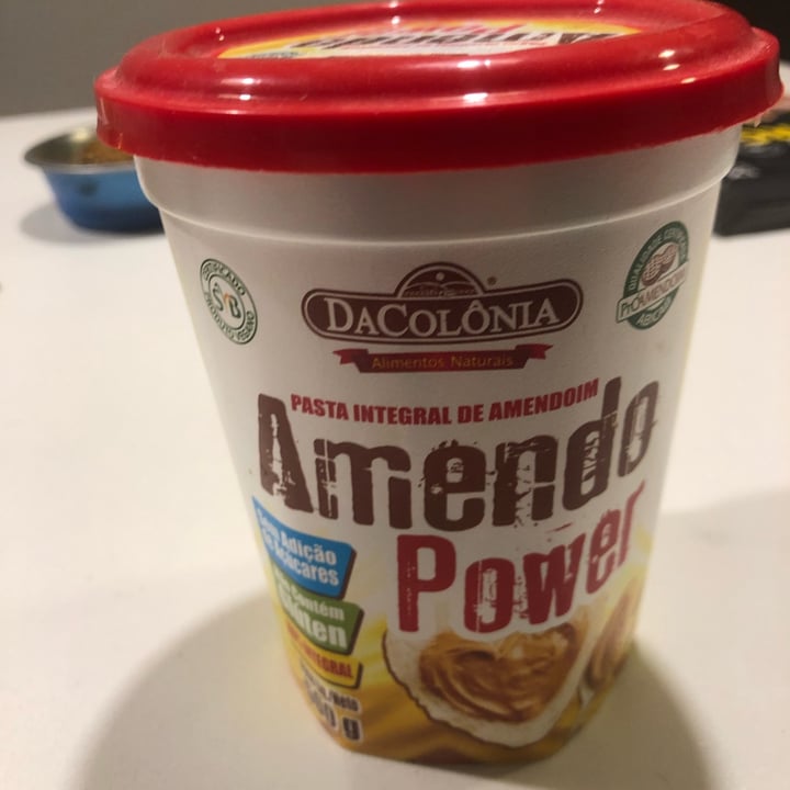 photo of DaColônia Amendo Power pasta de amendoim shared by @luizas on  15 Oct 2022 - review