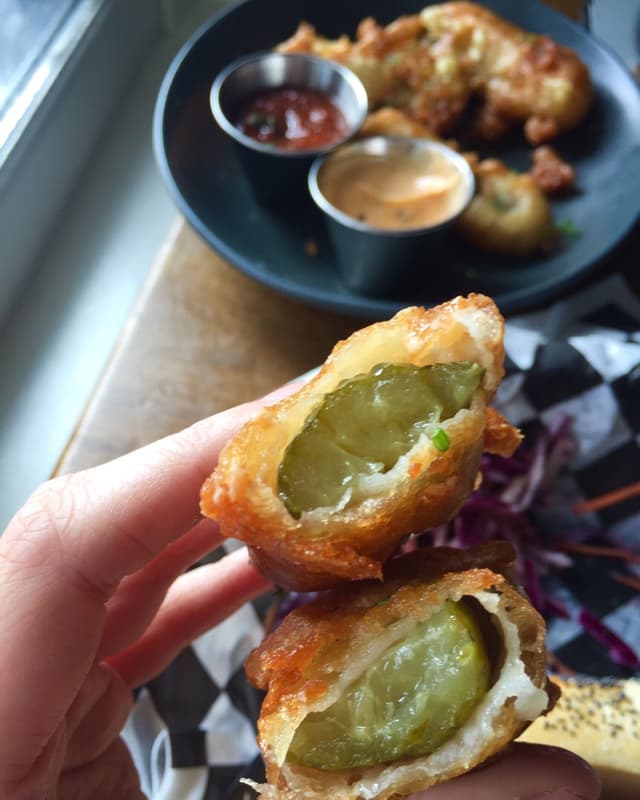 Photo of the dish “Deep fried pickles”