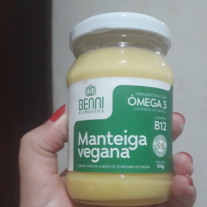 photo of Benni alimentos Manteiga vegana BENNI shared by @lorenasamcastro on  16 Jan 2022 - review