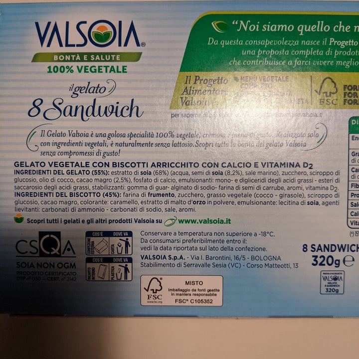 review photo of Valsoia Soya Ice Cream Sandwiches shared by @cescolama on 05 Apr 2021 - review