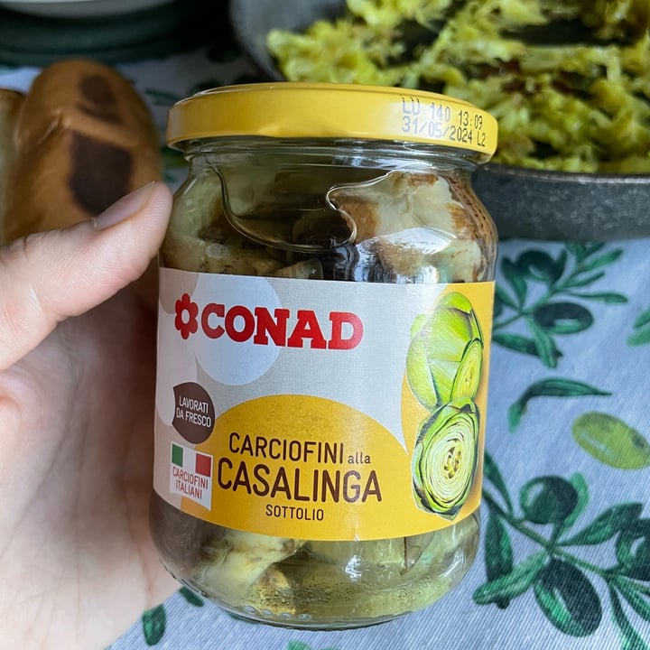 photo of Conad Carciofini alla casalinga sott'olio shared by @chezblanchette on  04 Aug 2022 - review