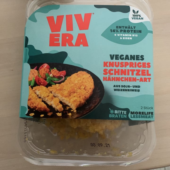 review photo of Vivera Knuspriges Schnitzel Hähhchen-art shared by @adriii on 17 Aug 2021 - review