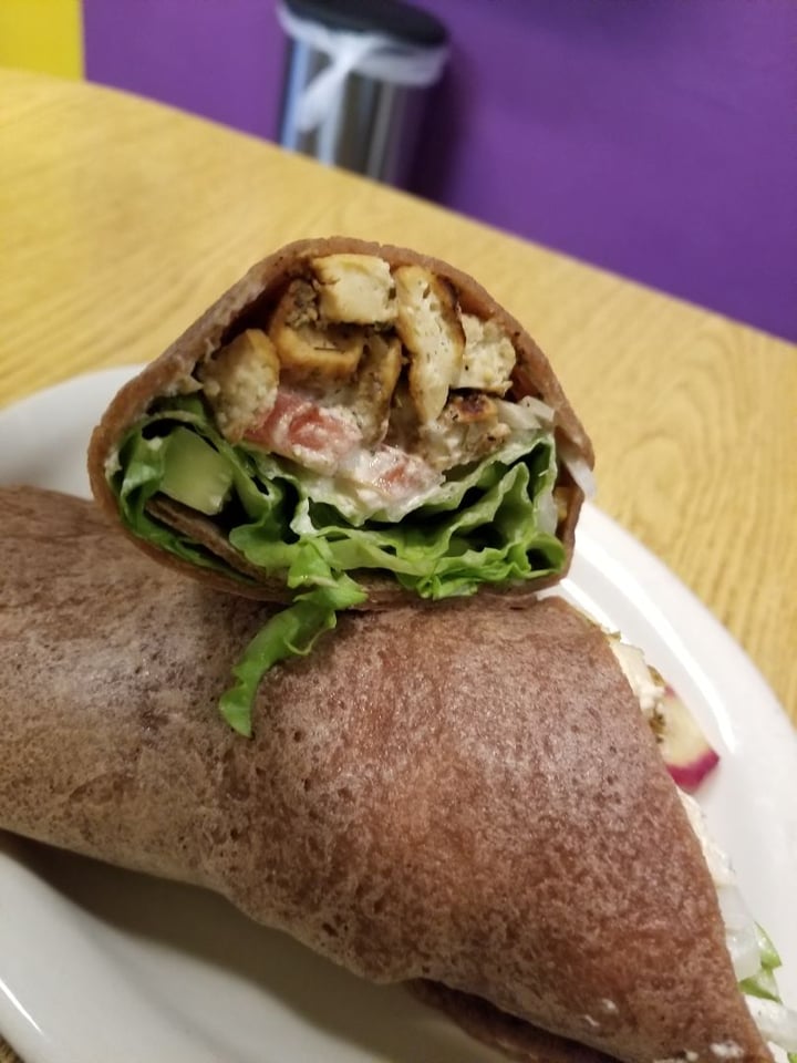review photo of Portia's Cafe Tofu Gyro shared by @lizmaselli on 21 Feb 2020 - review