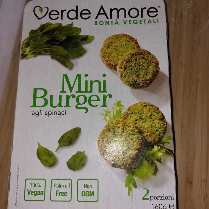 photo of Verde Amore Mini Burger Agli Spinaci shared by @mikimante on  28 Oct 2022 - review