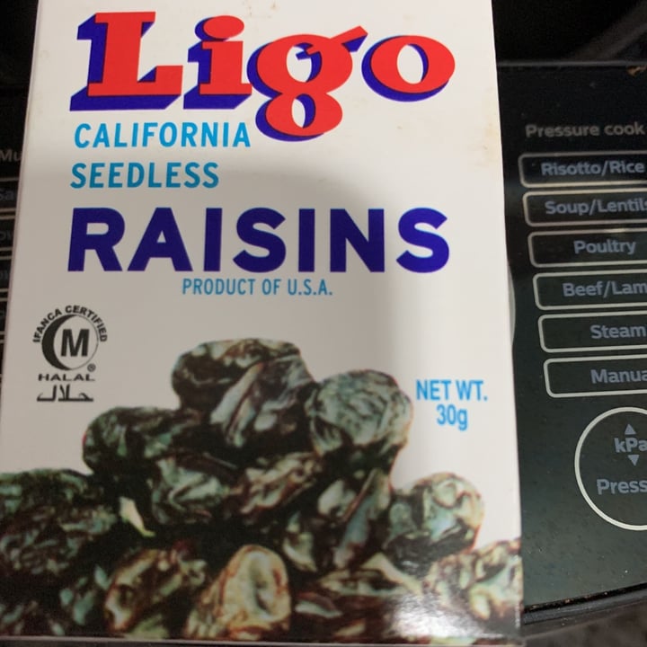 photo of LIGO Raisins shared by @georgejacobs on  07 Feb 2021 - review