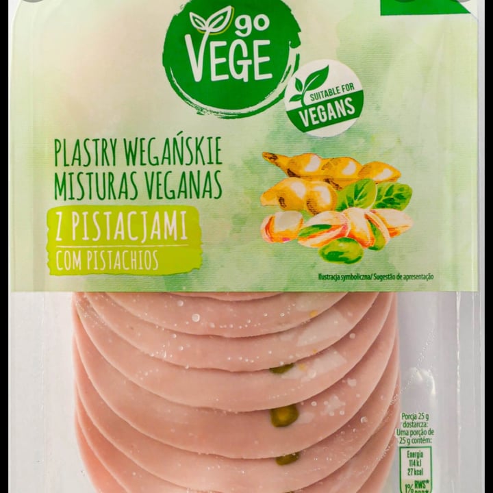 review photo of Go Vege Plastry wegańskie z pistacjami shared by @annalauralombardi on 22 Feb 2022 - review