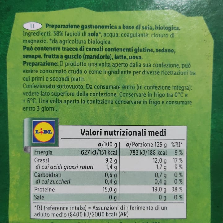 review photo of Vemondo Tofu Bio al naturale shared by @nocciola on 15 Mar 2022 - review