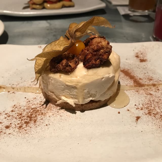 Photo du plat “Cheesecake a la catalana”