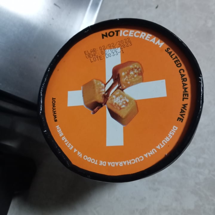 photo of NotCo Not Ice Cream Salted Caramel Wave shared by @bettyveg on  11 Nov 2022 - review