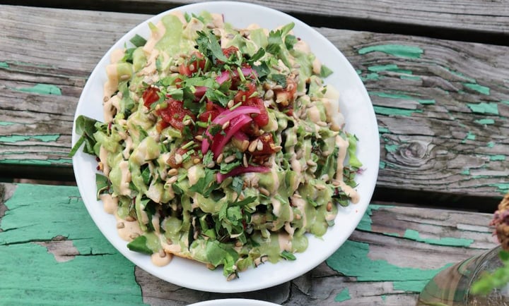 review photo of Village Taco Loco Local Taco Salad shared by @lizmaselli on 10 Aug 2019 - review