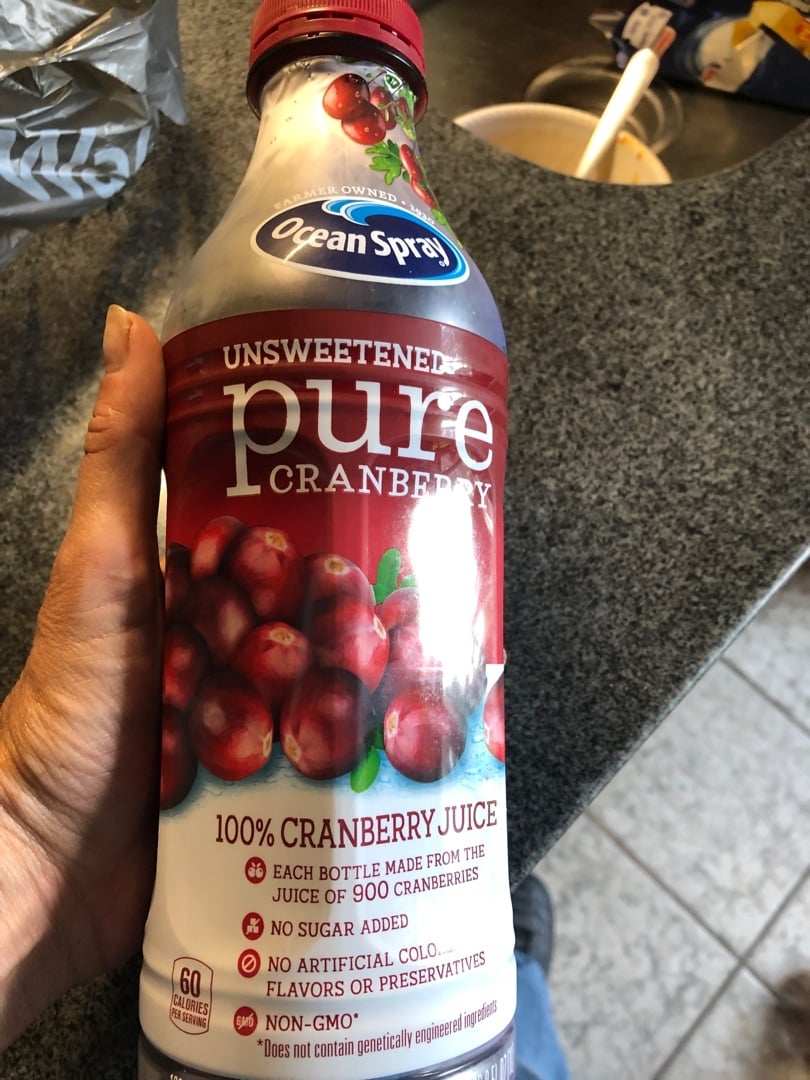 Ocean Spray Unsweetened Pure Cranberry Juice Reviews abillion