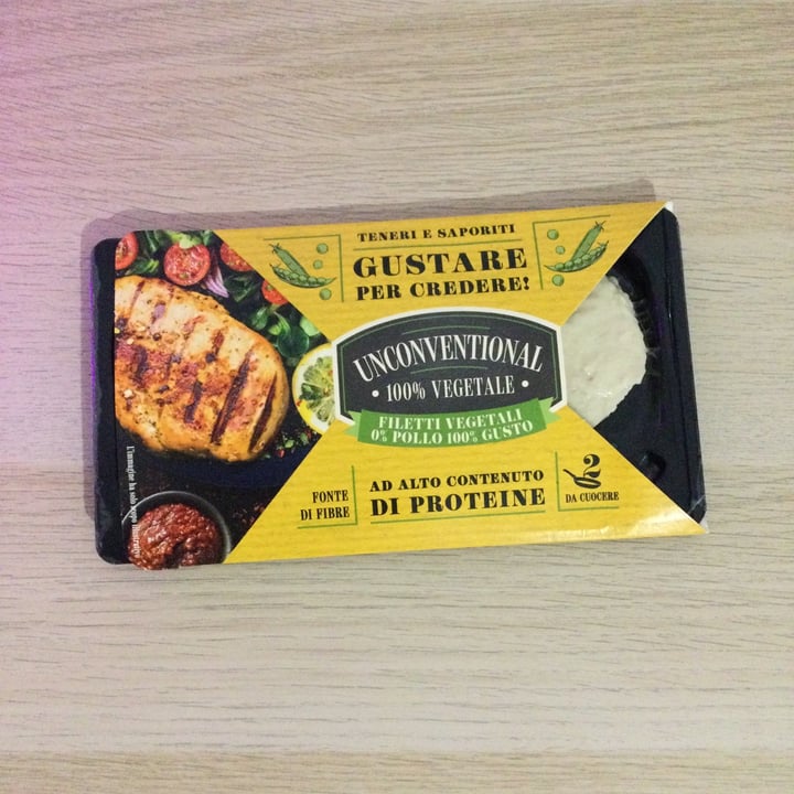 photo of Unconventional Filetti Vegetali 0% Pollo 100% Gusto - Plant Based Fillet shared by @isauraelle on  03 Apr 2022 - review