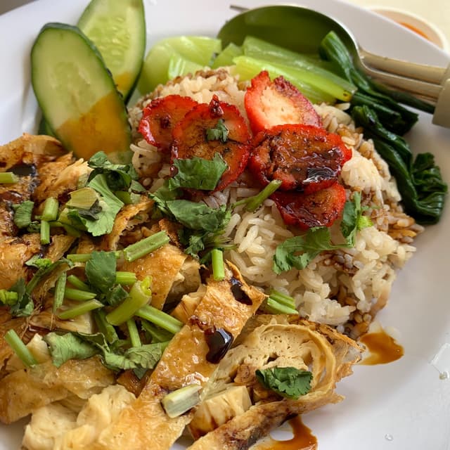 「Chicken Rice」の料理の写真