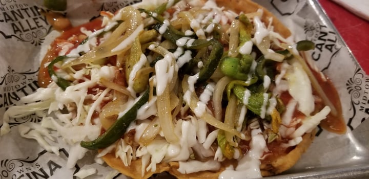 photo of Midtown's Cantina Alley Vegan tostada type shared by @wellnesswize on  11 Nov 2018 - review