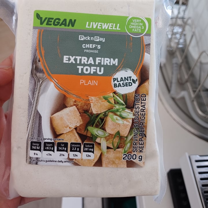 review photo of Pick n Pay Extra Firm Tofu shared by @campsbayvegan on 25 Oct 2022 - review
