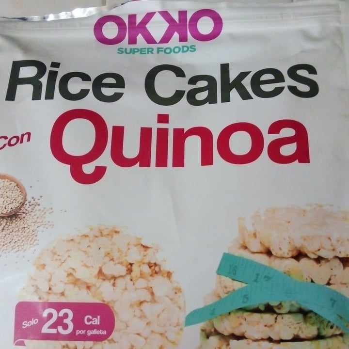 photo of Okko Super Foods Rice Cakes con Quinoa shared by @karlacuevas on  09 Aug 2020 - review