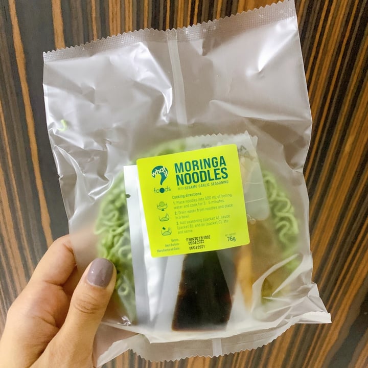 photo of WhatIF Foods Moringa Healthy High Protein Noodles - Sesame Garlic shared by @melogello on  04 Jun 2021 - review