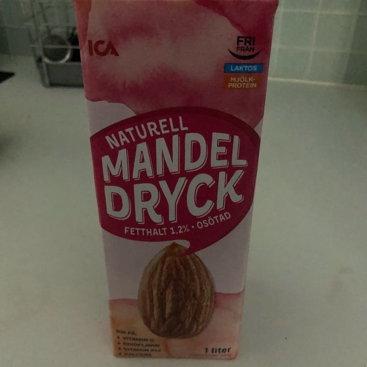 review photo of ICA Almond Milk shared by @inon on 07 Sep 2022 - review
