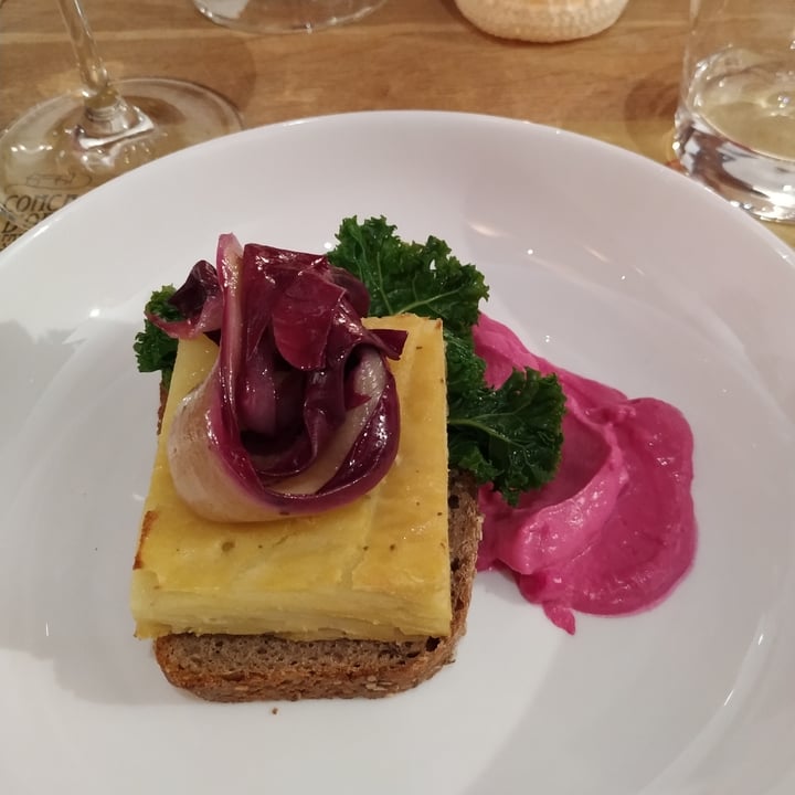 review photo of Fattoria Sociale Conca d’Oro (Ristorante) Cecina di patate shared by @milvavegan on 12 Mar 2022 - review