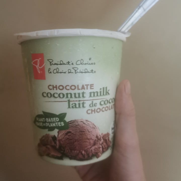 photo of President's Choice Chocolate Coconut Milk Ice-cream shared by @broccolicat on  07 Aug 2021 - review