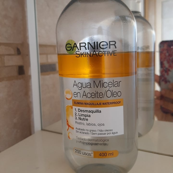 photo of Garnier Agua Micelar en Aceite/Óleo shared by @ivibartlett on  13 Apr 2021 - review