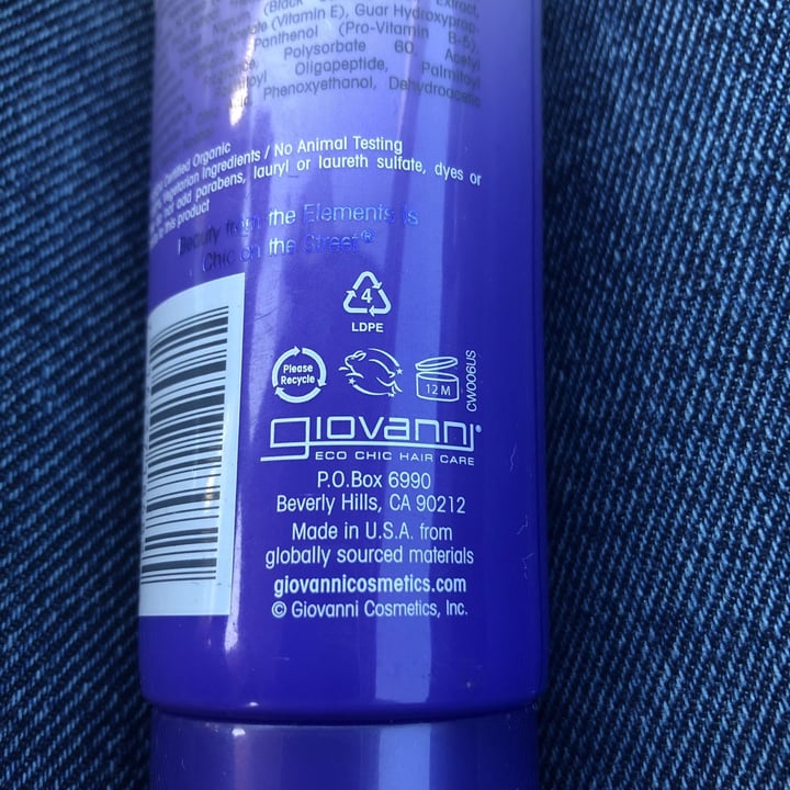 review photo of Giovanni Cosmetics 2chic Blackberry and Coconut Milk Repairing Intensive Hair Mask shared by @camilaturner on 11 Oct 2020 - review