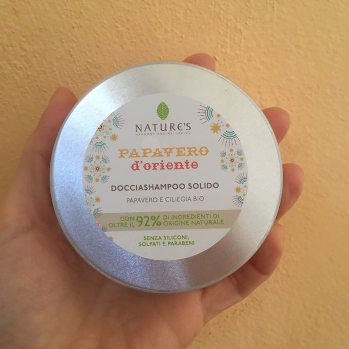 photo of Nature's Doccia shampoo solido papavero e ciliegia shared by @mariabosisio on  10 Apr 2022 - review