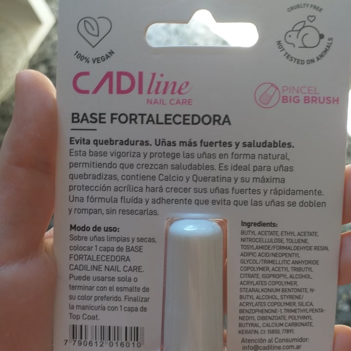 review photo of CADIline Esmalte fortalecedor de uñas shared by @premonition on 19 May 2021 - review