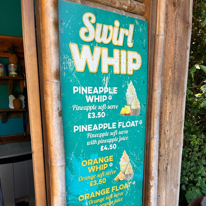 photo of Chester Zoo Swirl Whip - Pineapple Float shared by @vegmart404 on  10 Jul 2022 - review